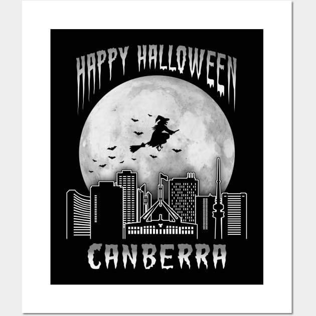 Happy Halloween Canberra Australia Wall Art by travel2xplanet